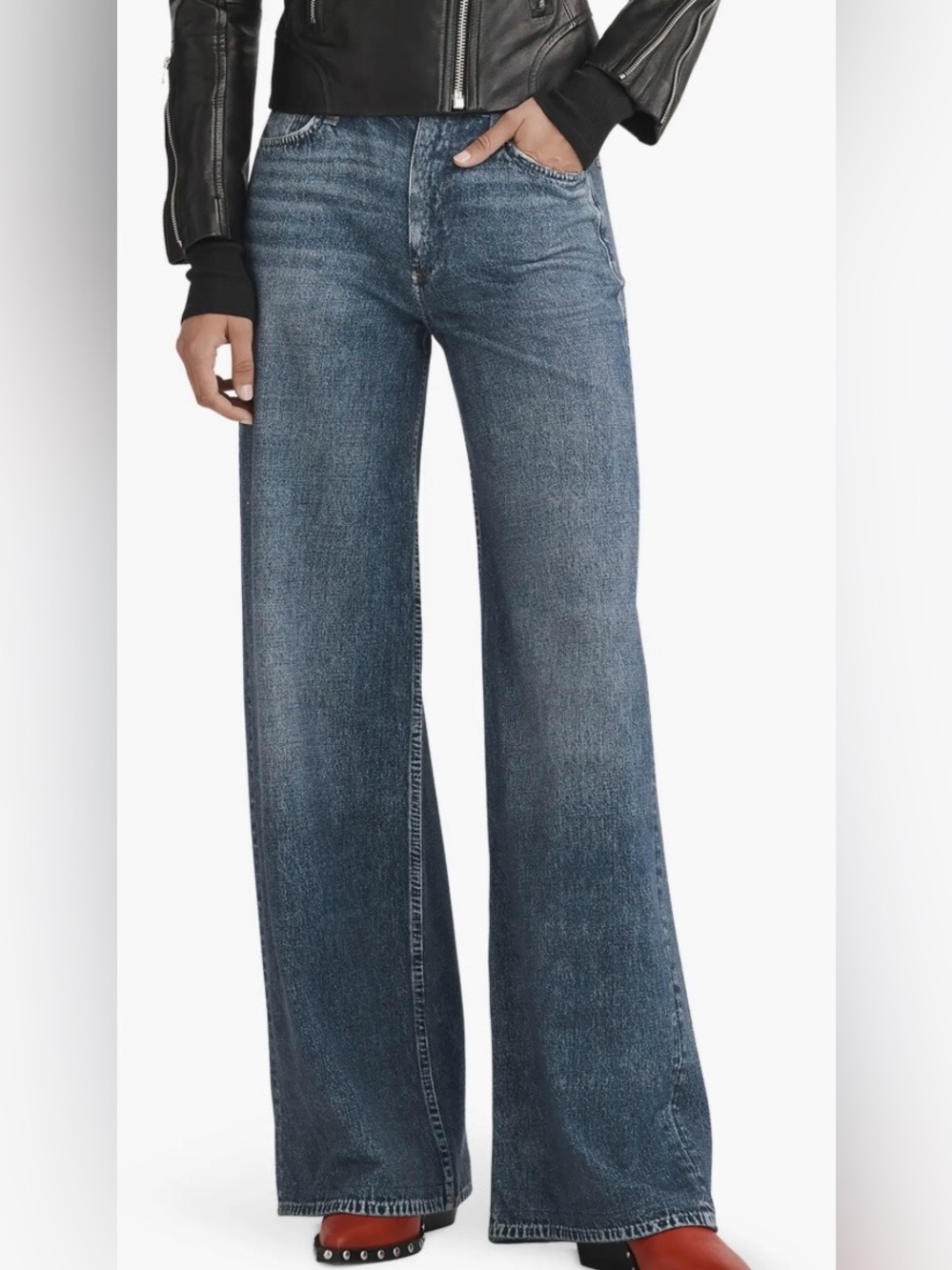 RAG & BONE MIRAMAR TERRY SOFIE FULL LENGTH JEAN SIZE 30 BRAN NEW WITH TAGS